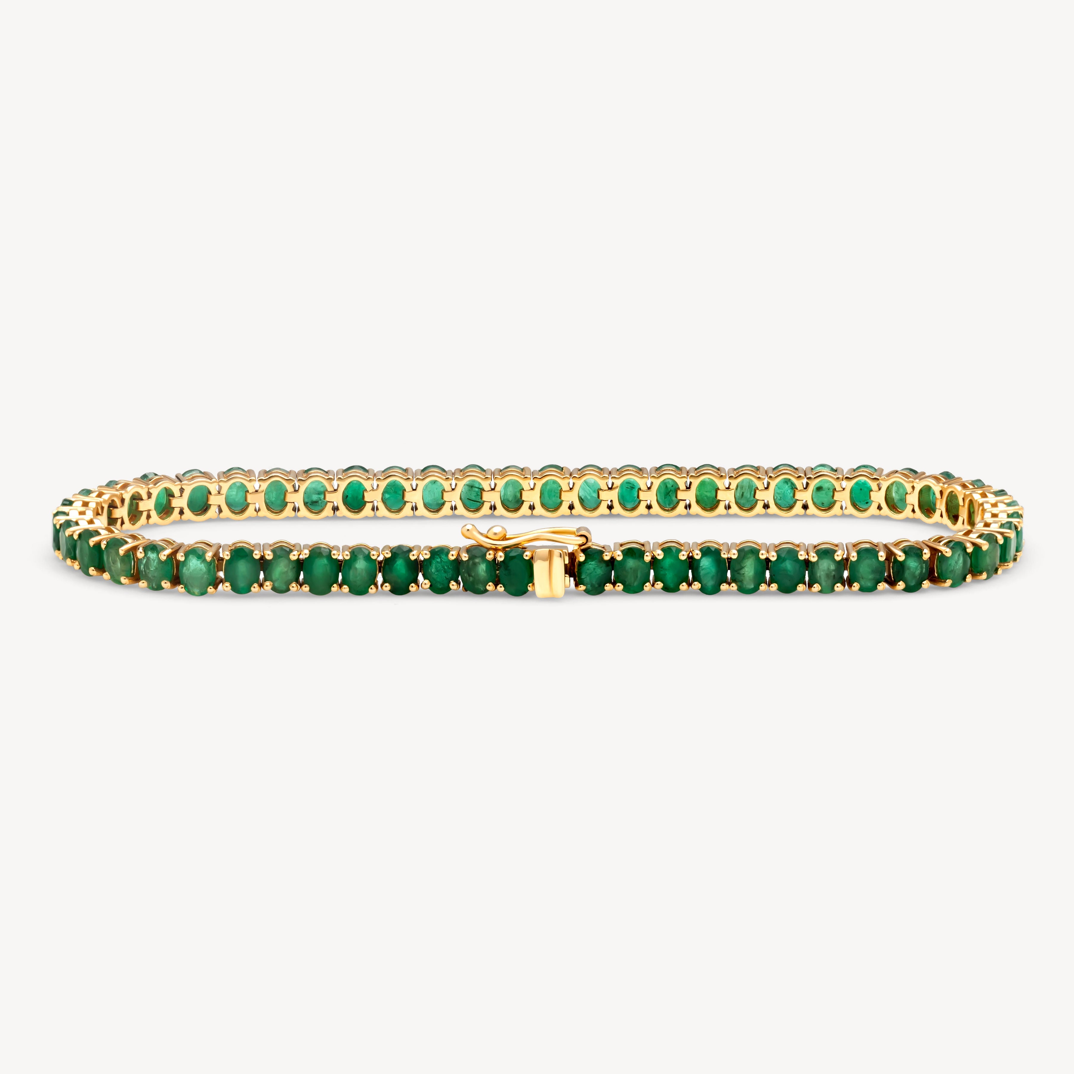 Emerald Tennis Bracelet