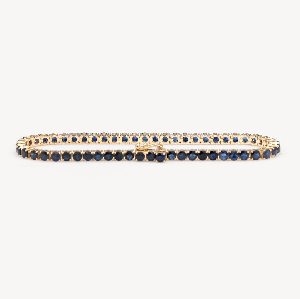 Blue Sapphire Tennis Bracelet