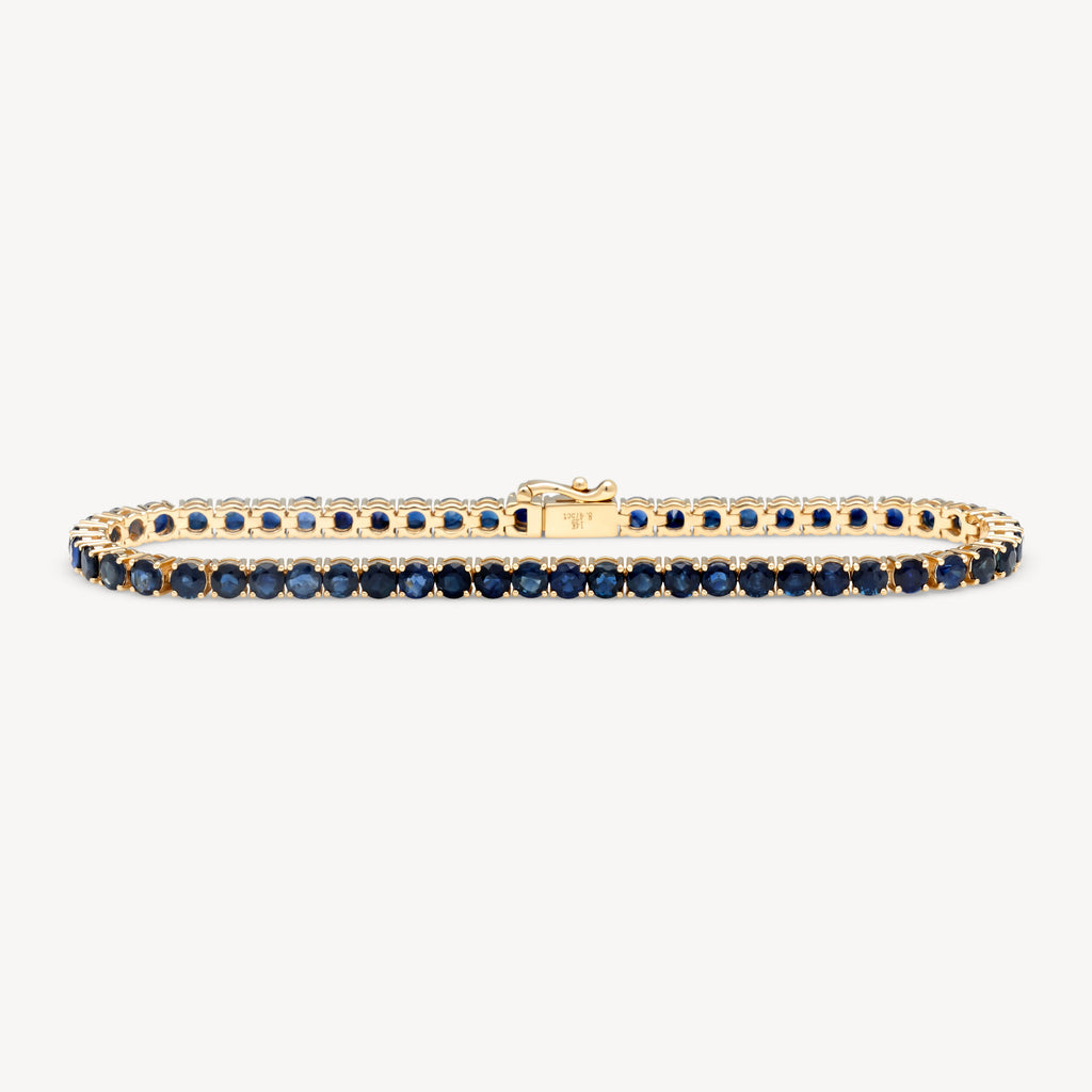 Blue Sapphire Tennis Bracelet