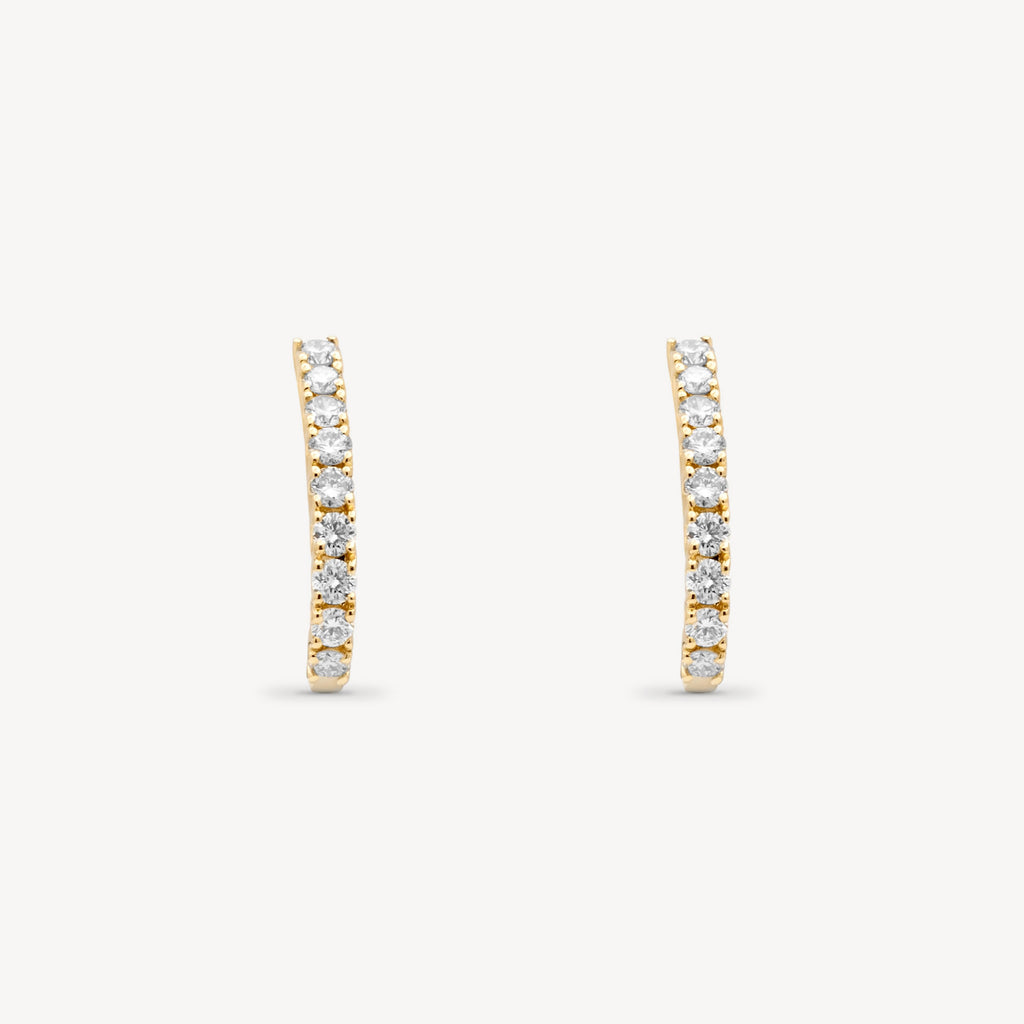 Horn Diamond Earrings