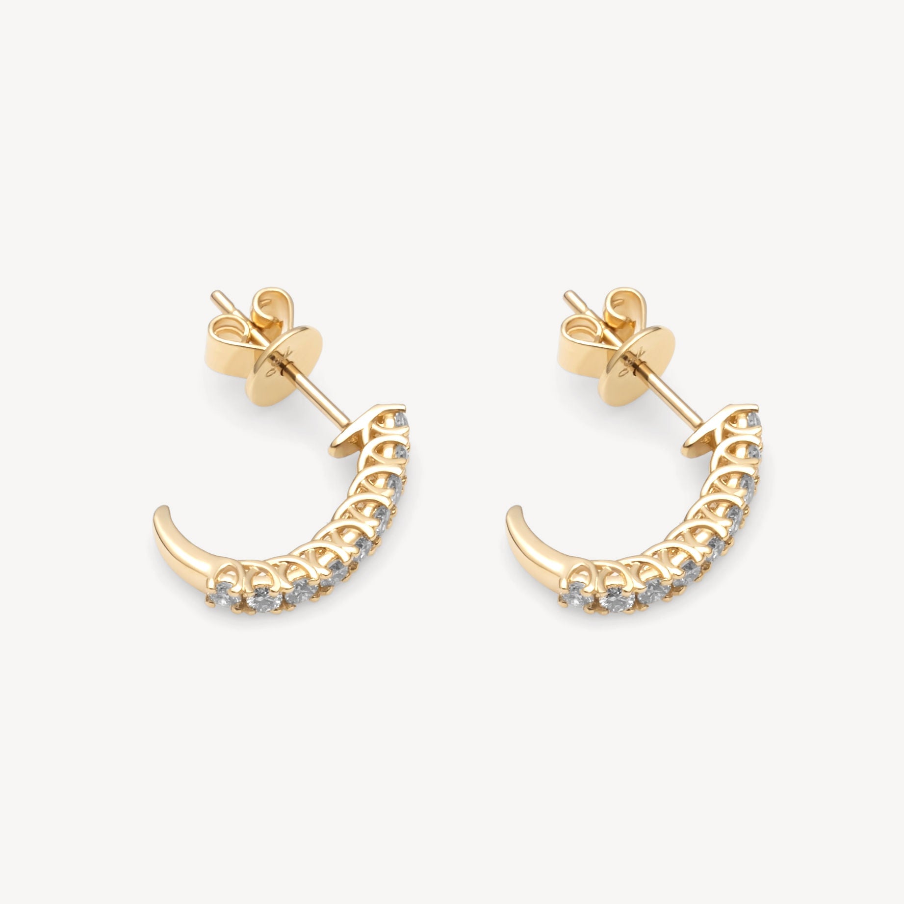 Horn Diamond Earrings