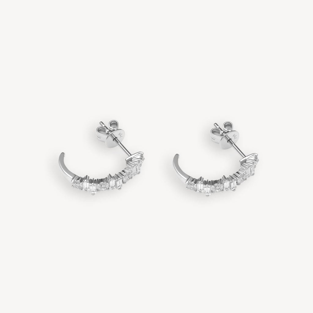 Horn Multi Shape Diamond Earrings