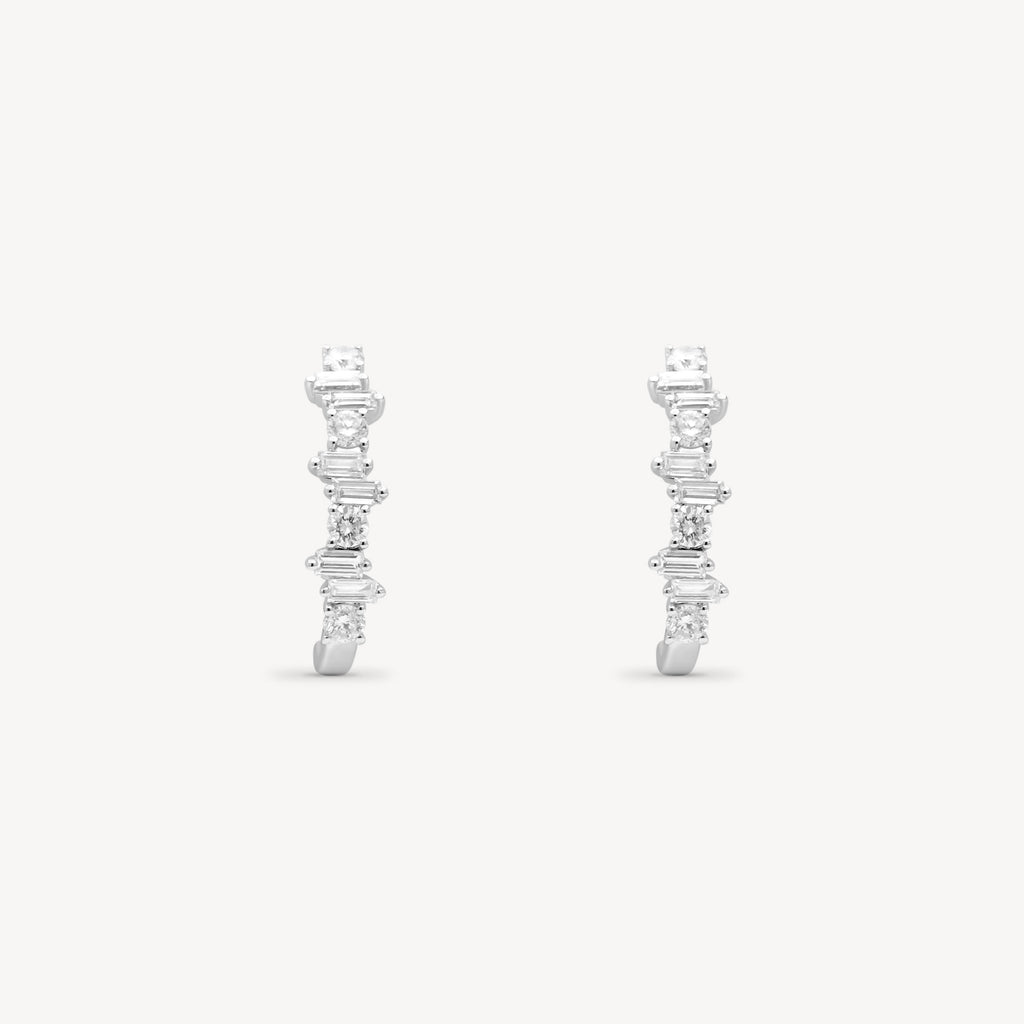 Horn Multi Shape Diamond Earrings
