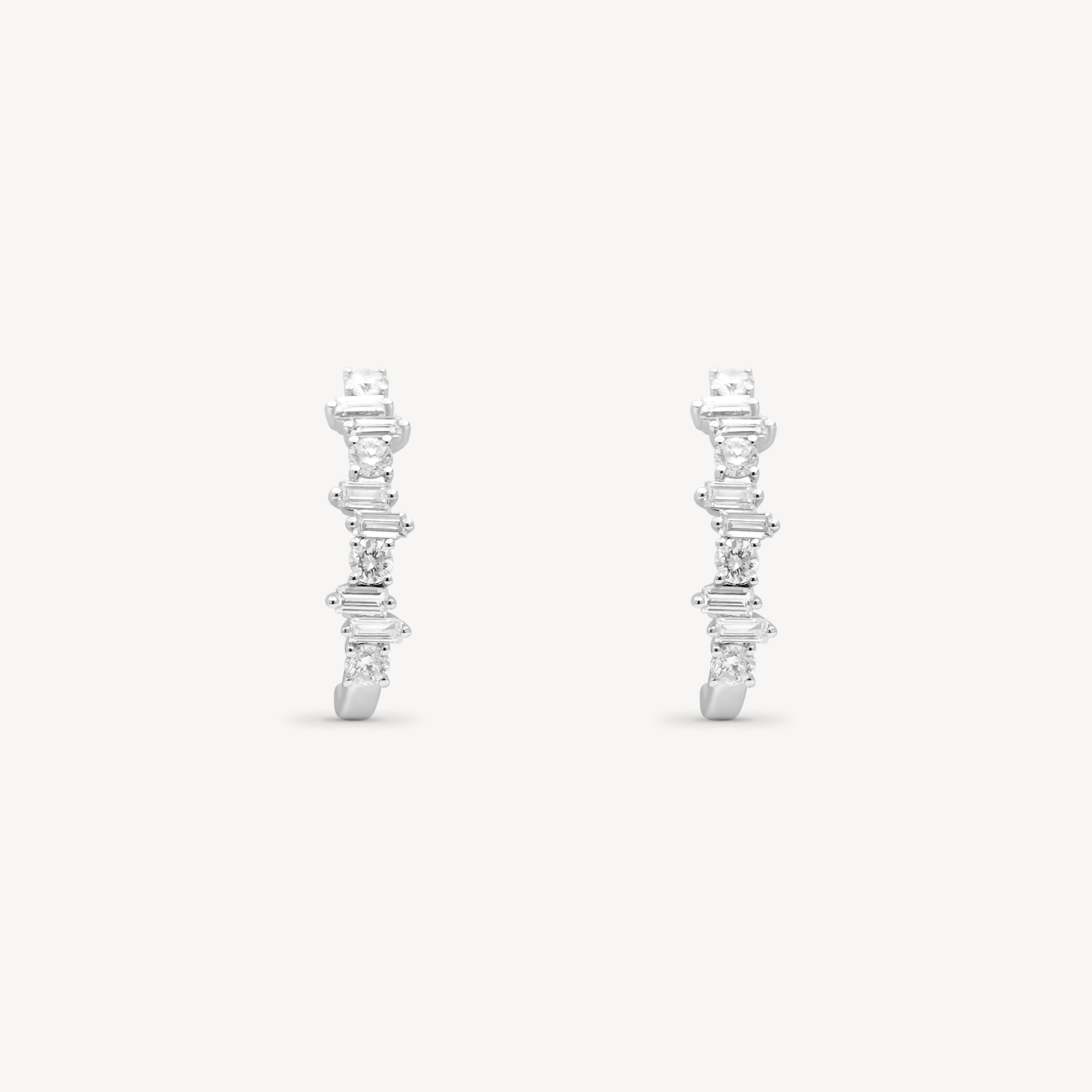 Horn Multi Shape Diamond Earrings