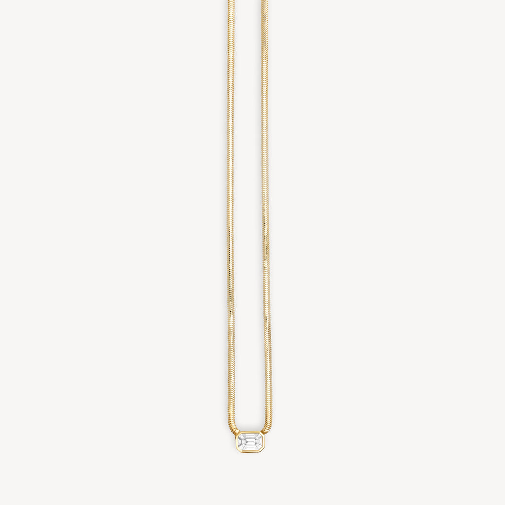 East to West Snake Necklace