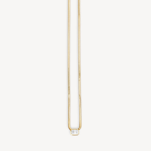 East to West Snake Necklace
